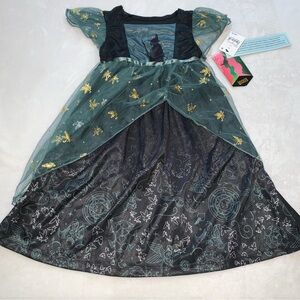 Wicked green black Enchanting Fairy Tale Kids Costume new age 2 years‎